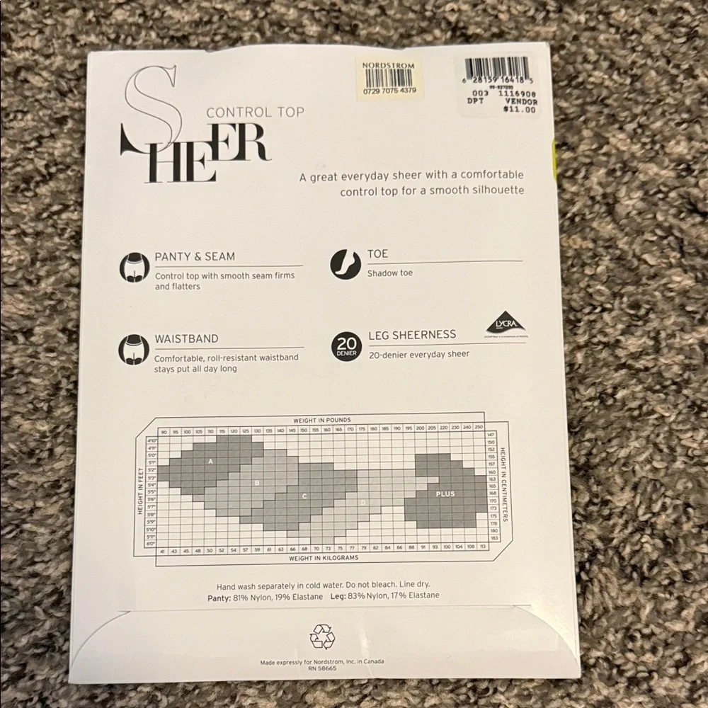4 pairs panty hose new in package